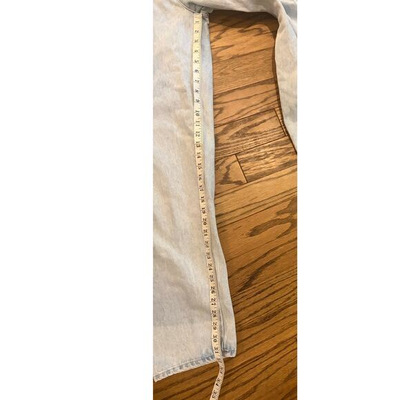 VTG 1990s Todays News Bib Denim Blue Jean Pant Overalls Womens 30x33 Light Wash - Picture 3 of 7